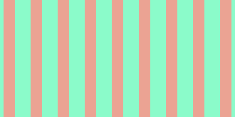 #18fa97 (50%), #eba393 vertical lines, forty pixels wide, fifty-two pixels apart