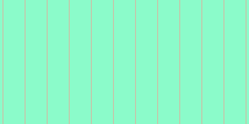 #18fa97 (50%), #eba393 vertical lines, two pixels wide, sixty-nine pixels apart