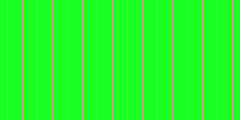 #18ff21, #caa393 vertical lines, two pixels wide, twenty-three pixels apart