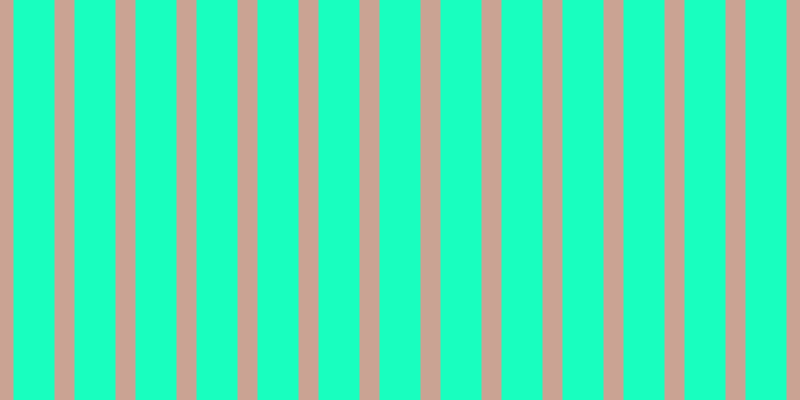 #18ffbf, #caa393 vertical lines, twenty pixels wide, forty-one pixels apart