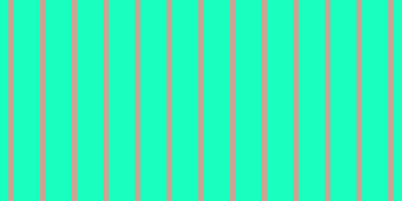 #18ffbf, #caa393 vertical lines, eleven pixels wide, fifty-two pixels apart