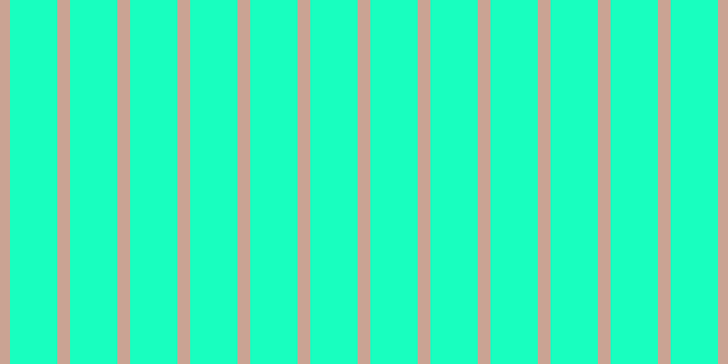 #18ffbf, #caa393 vertical lines, fourteen pixels wide, fifty-two pixels apart