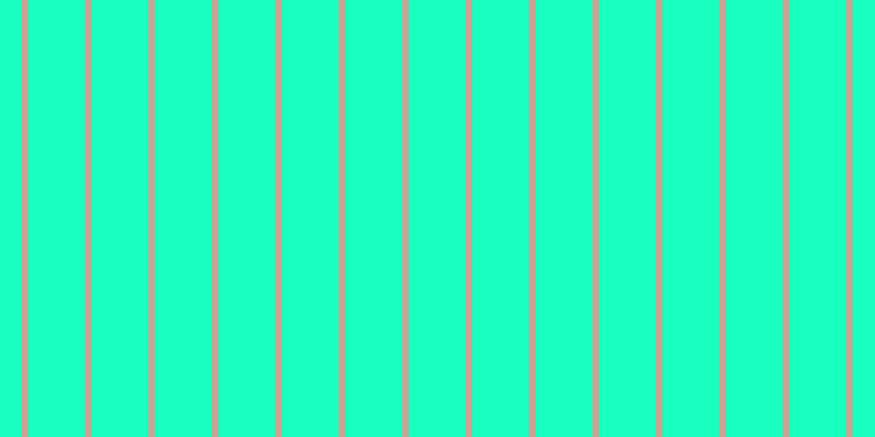 #18ffbf, #caa393 vertical lines, six pixels wide, fifty-two pixels apart