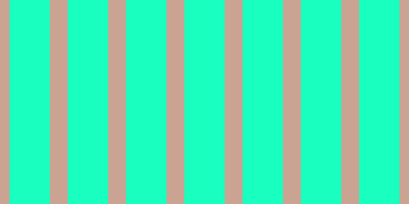 #18ffbf, #caa393 vertical lines, thirty-five pixels wide, seventy-nine pixels apart