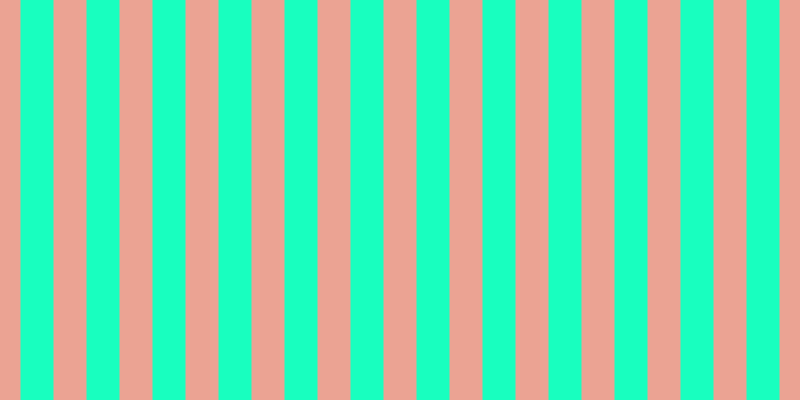 #18ffbf, #eba393 vertical lines, thirty-three pixels wide, thirty-three pixels apart