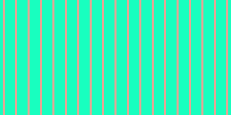 #18ffbf, #eba393 vertical lines, seven pixels wide, thirty-six pixels apart