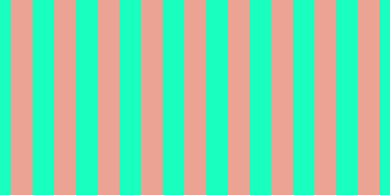 #18ffbf, #eba393 vertical lines, forty-five pixels wide, forty-four pixels apart