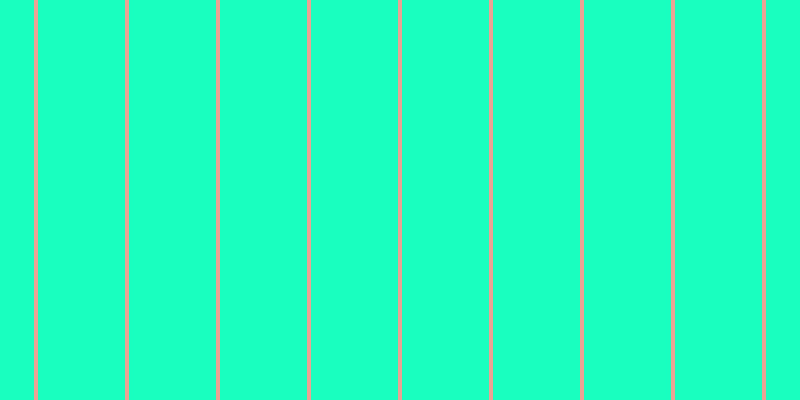#18ffbf, #eba393 vertical lines, four pixels wide, eighty-seven pixels apart