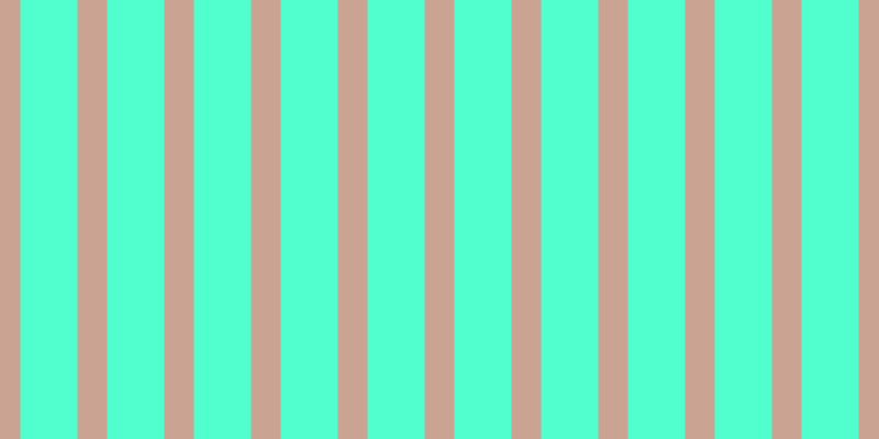 #18ffbf (75%), #caa393 vertical lines, twenty-seven pixels wide, fifty-two pixels apart