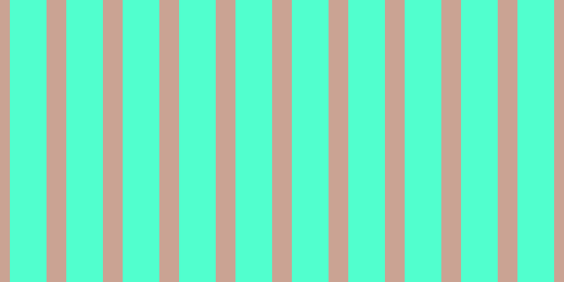 #18ffbf (75%), #caa393 vertical lines, twenty-eight pixels wide, fifty-two pixels apart