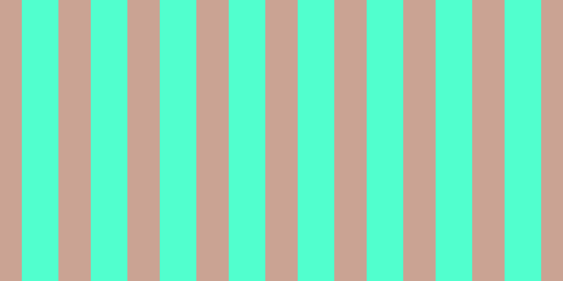 #18ffbf (75%), #caa393 vertical lines, forty-six pixels wide, fifty-two pixels apart