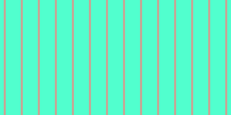 #18ffbf (75%), #caa393 vertical lines, seven pixels wide, fifty-two pixels apart