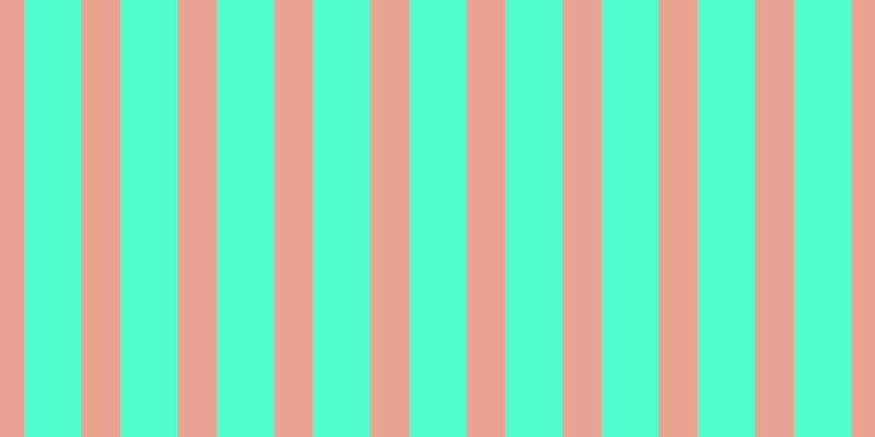 #18ffbf (75%), #eba393 vertical lines, thirty-six pixels wide, fifty-two pixels apart