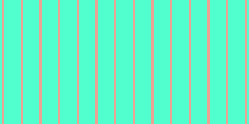 #18ffbf (75%), #eba393 vertical lines, eight pixels wide, fifty-two pixels apart