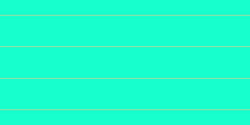 #18ffce, #dbd393 horizontal lines, two pixels wide, ninety-nine pixels apart