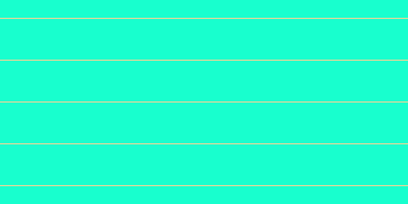 #18ffce, #fcd393 horizontal lines, two pixels wide, eighty pixels apart