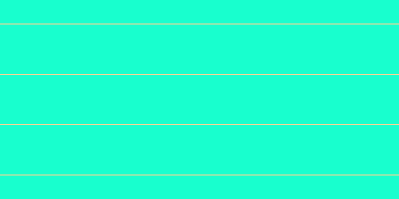 #18ffce, #fcd393 horizontal lines, two pixels wide, ninety-nine pixels apart