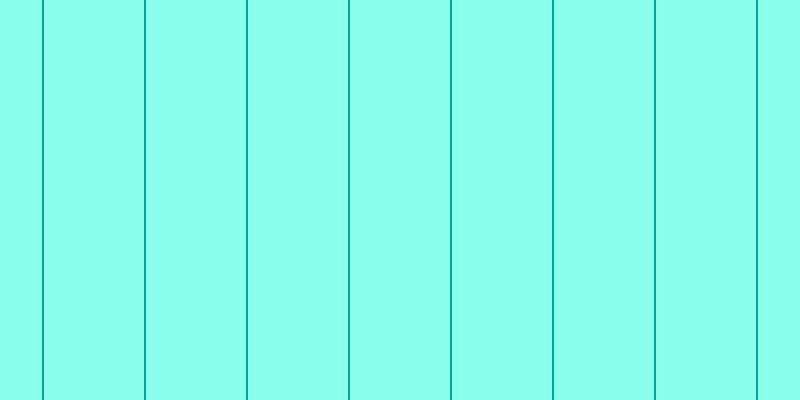 #18ffe0 (50%), #04a393 vertical lines, two pixels wide, one hundred pixels apart