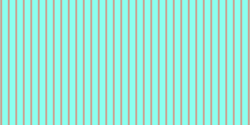#18ffe0 (50%), #caa393 vertical lines, six pixels wide, eighteen pixels apart