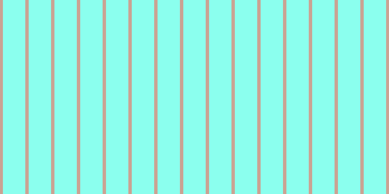 #18ffe0 (50%), #caa393 vertical lines, seven pixels wide, forty-six pixels apart
