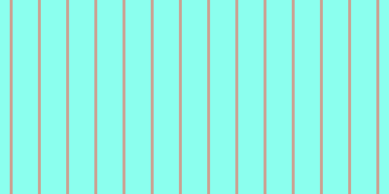 #18ffe0 (50%), #caa393 vertical lines, six pixels wide, fifty-two pixels apart