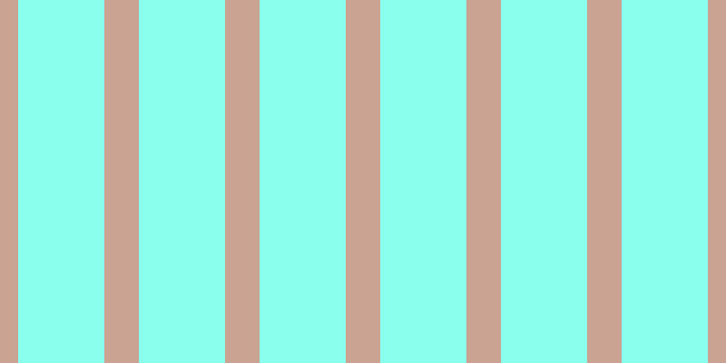 #18ffe0 (50%), #caa393 vertical lines, thirty-eight pixels wide, ninety-five pixels apart