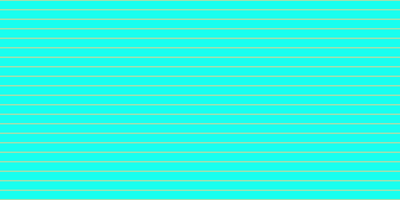 #18ffef, #dbd393 horizontal lines, two pixels wide, seventeen pixels apart