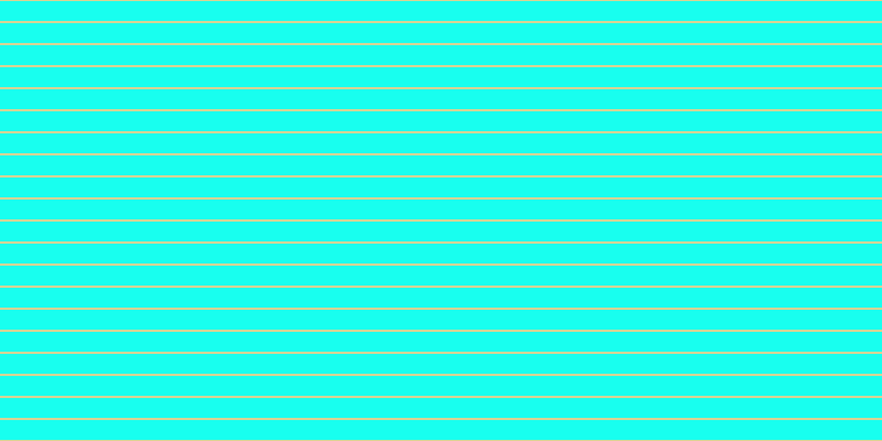 #18ffef, #dbd393 horizontal lines, two pixels wide, eighteen pixels apart