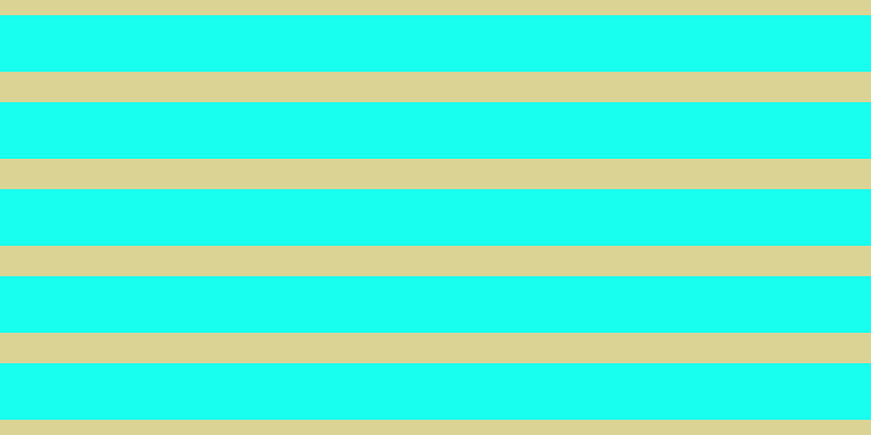 #18ffef, #dbd393 horizontal lines, twenty-eight pixels wide, fifty-two pixels apart