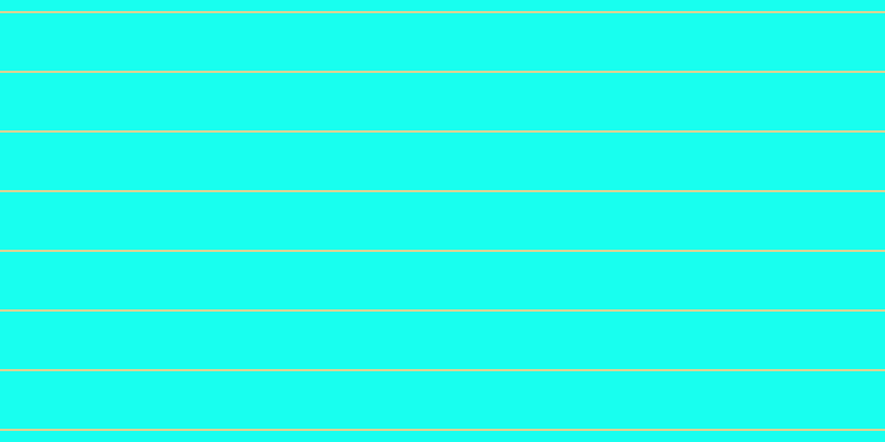 #18ffef, #dbd393 horizontal lines, two pixels wide, fifty-two pixels apart