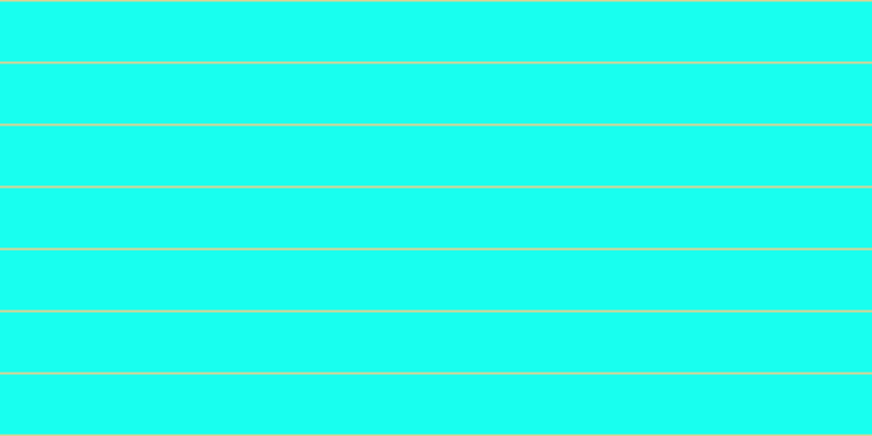 #18ffef, #dbd393 horizontal lines, two pixels wide, fifty-five pixels apart