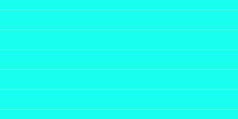 #18ffef, #dbd393 horizontal lines, two pixels wide, sixty-five pixels apart