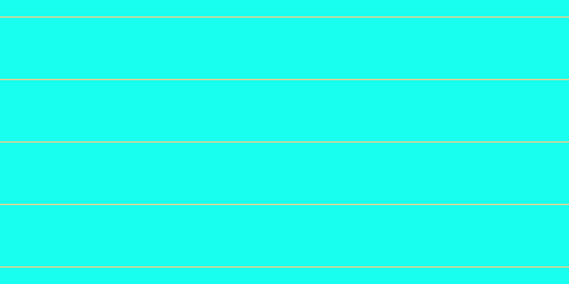 #18ffef, #dbd393 horizontal lines, two pixels wide, eighty-six pixels apart