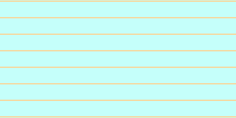#18ffef (25%), #fcd393 horizontal lines, four pixels wide, fifty-two pixels apart