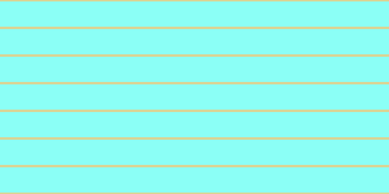 #18ffef (50%), #dbd393 horizontal lines, five pixels wide, fifty-two pixels apart