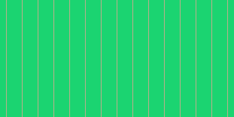 #1bd471, #eba393 vertical lines, two pixels wide, fifty-two pixels apart