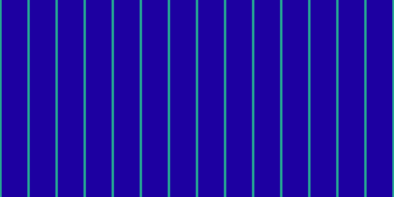 #1d00a1, #25a393 vertical lines, five pixels wide, fifty-two pixels apart