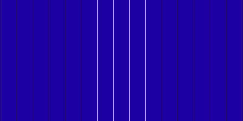 #1d00a1, #caa393 vertical lines, one pixels wide, fifty-two pixels apart
