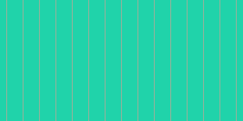 #20d3aa, #caa393 vertical lines, two pixels wide, fifty-two pixels apart