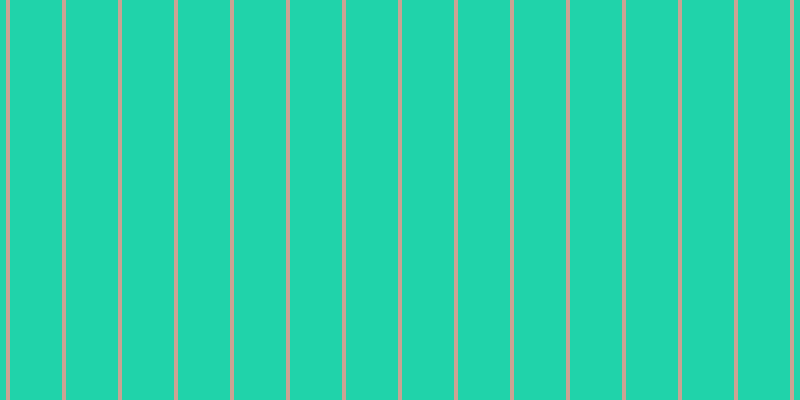 #20d3aa, #caa393 vertical lines, four pixels wide, fifty-two pixels apart