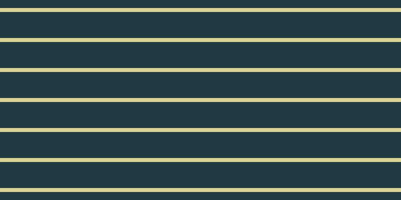 #213942, #dbd393 horizontal lines, eight pixels wide, fifty-two pixels apart