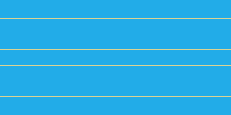 #22ace8, #dbd393 horizontal lines, two pixels wide, fifty-two pixels apart