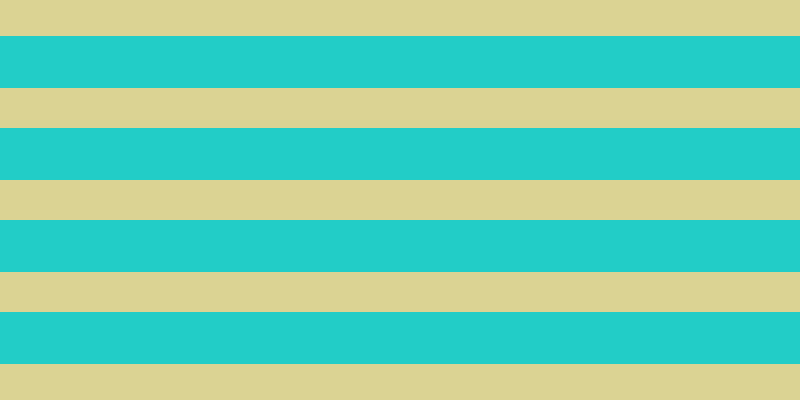 #22cdc7, #dbd393 horizontal lines, forty pixels wide, fifty-two pixels apart