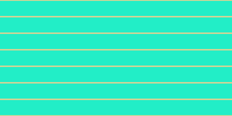 #22eec7, #dbd393 horizontal lines, five pixels wide, fifty-two pixels apart