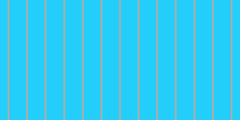 #24cefa, #caa393 vertical lines, five pixels wide, fifty-seven pixels apart