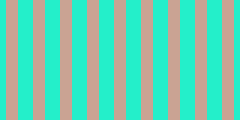 #24efca, #caa393 vertical lines, thirty-eight pixels wide, fifty-two pixels apart