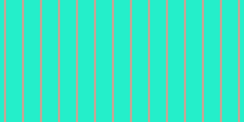 #24efca, #caa393 vertical lines, seven pixels wide, fifty-two pixels apart