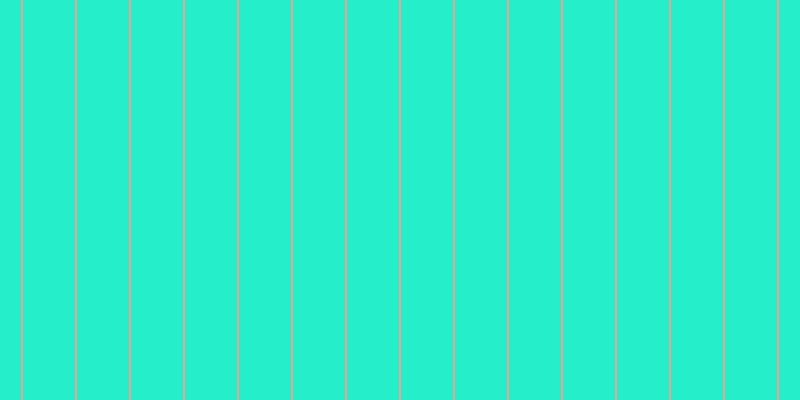 #24efca, #eba393 vertical lines, two pixels wide, fifty-two pixels apart