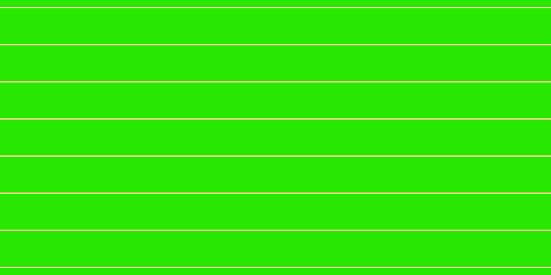 #28e700, #fcd393 horizontal lines, two pixels wide, fifty-two pixels apart