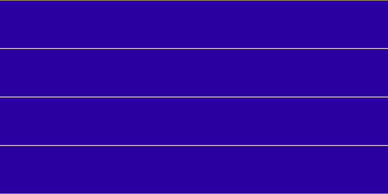 #2a00a3, #dbd393 horizontal lines, two pixels wide, ninety-eight pixels apart